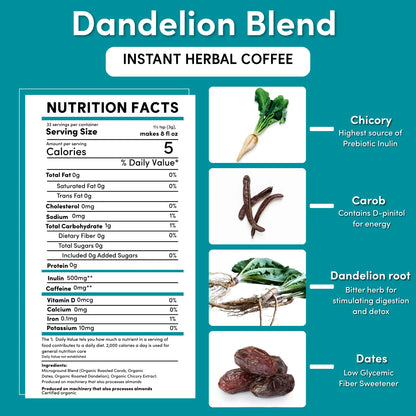 Instant Dandelion Herbal Coffee