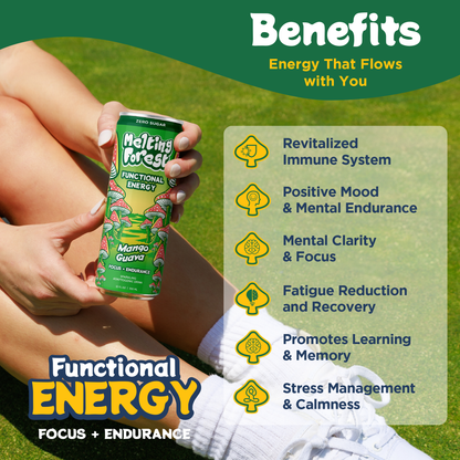 Mushroom Energy Drink 12 Pack - Mango Guava